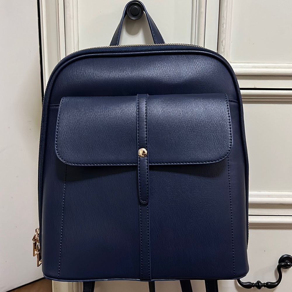 Miztique Structured Dome Backpack Brand New Navy with Tag